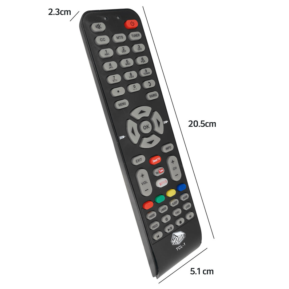 Control Remoto Compatible con TCL y Viore Smart TV | TCL-1