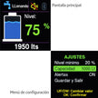 Medidor y sensor inteligente de nivel de agua para tinacos, cisternas y depósitos de agua, WiFi con App, Alertas de Desabasto, Desborde y Llegada de Agua | CONNECT-WATERPRO
