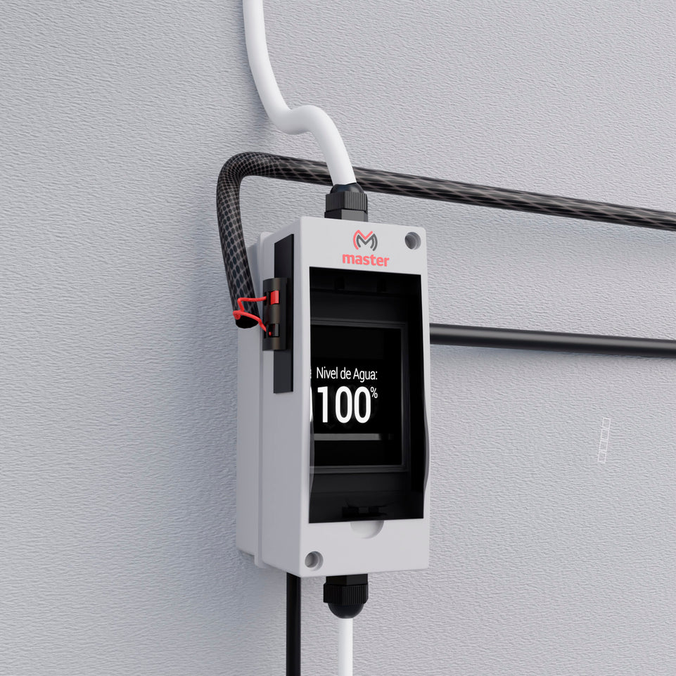 Controlador Inteligente de Bomba + Sensor Medidor de Nivel de Agua para Tinacos y Cisternas Automático y Manual | EASY-BOMB