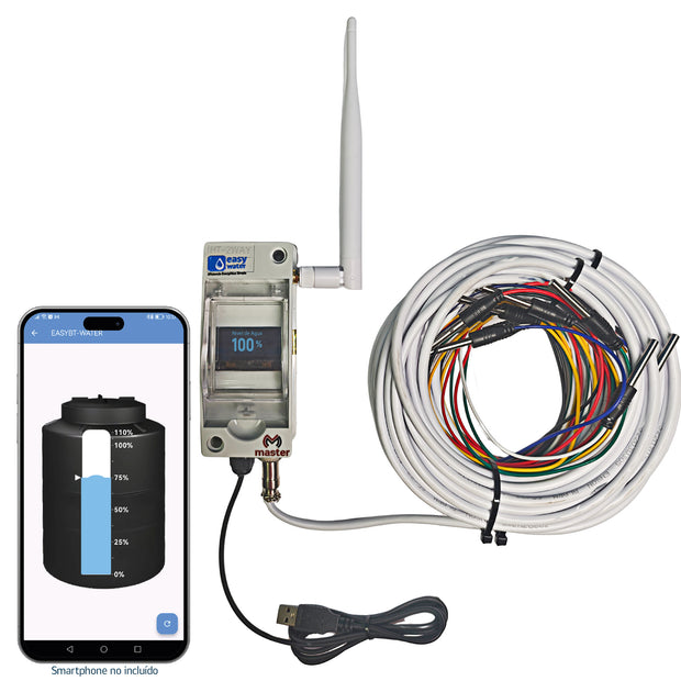 Sensor Medidor de Nivel de Agua para Tinaco o Cisterna Analógico Bluetooth | EASY-WATER