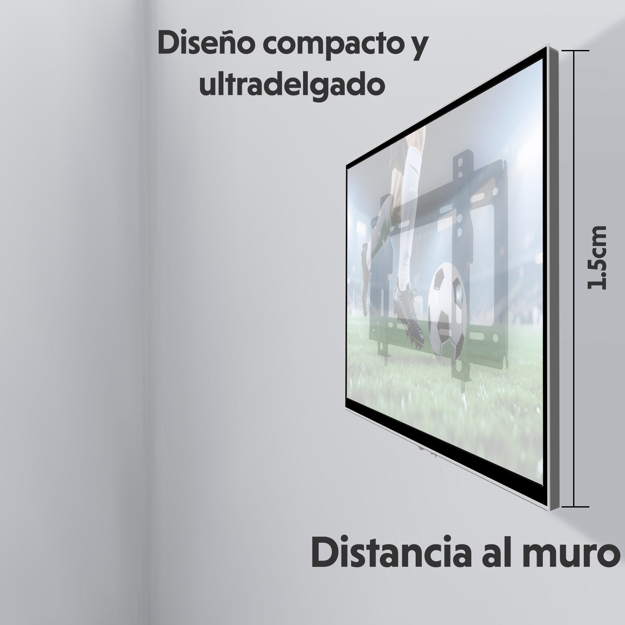 Soporte fijo para pantalla de 14
