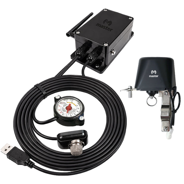 Sensor / Medidor Inteligente de Gas para Tanque Estacionario WiFi IP67 con Válvula Electrónica | IOT-GASSENSORV