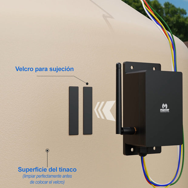 Sensor Medidor Ultrasónico Inteligente de Nivel de Agua WiFi  para Tinacos y Cisternas | Compatible con Alexa | IOT-WATERULTRA