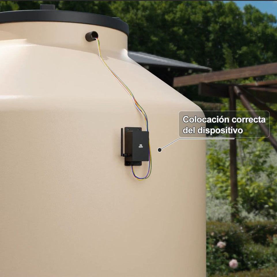 Dispositivo Inteligente con Sensor para Monitoreo de Nivel de Agua en Tinacos y Cisternas. Úsalo Fácilmente Desde su App con tu Celular es Compatible con Alexa IOT-Water | IOT-WATER