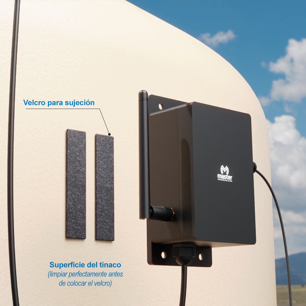 Sensor Medidor Inteligente de Nivel de Agua WiFi para Tinacos y Cisternas Compatible con Alexa| IOT-WATERP