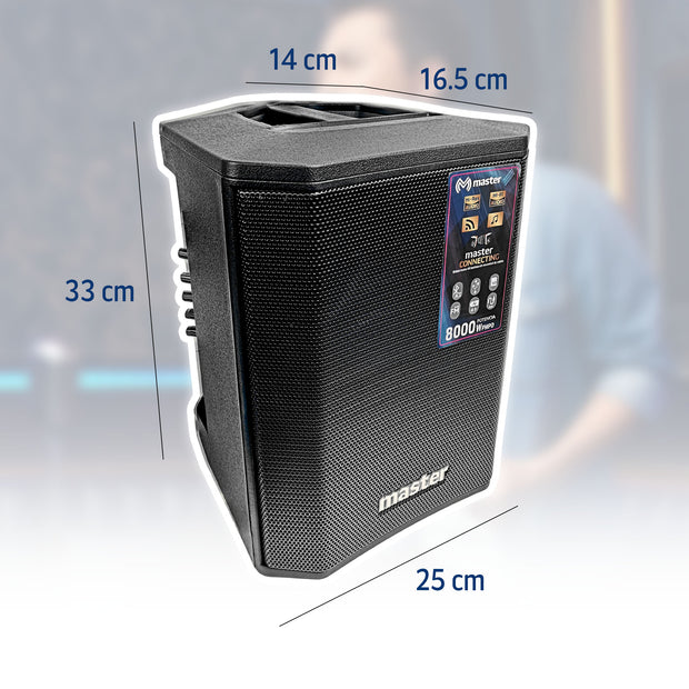 Combo musical portería de luces + kit 2 reproductores de audio M1 de 2000W - PARTY-PLUS