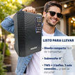 Combo musical soporte de luces para eventos + kit 2 reproductores de audio M1 de 2000W