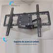 Soporte para TV de Esquina STEEL-CORNER 32” a 72” | Doble Brazo Abatible