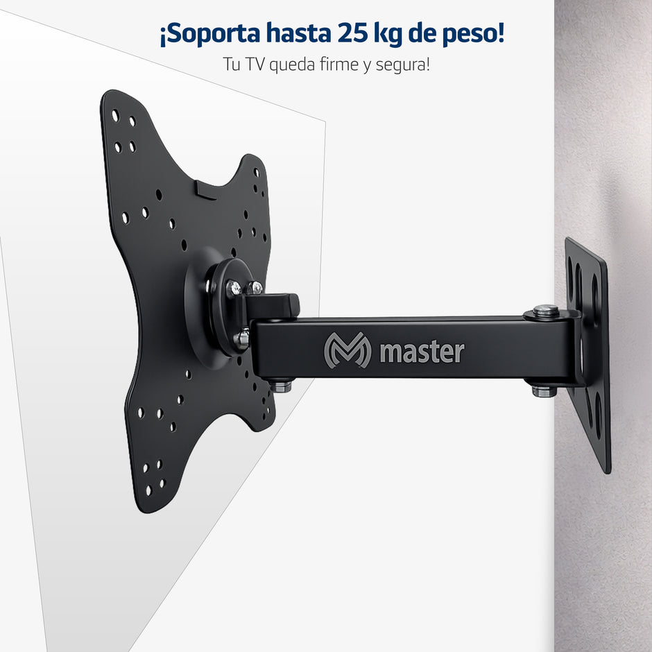Soporte de brazo con giro de plato de 360°, para pantallas de 14