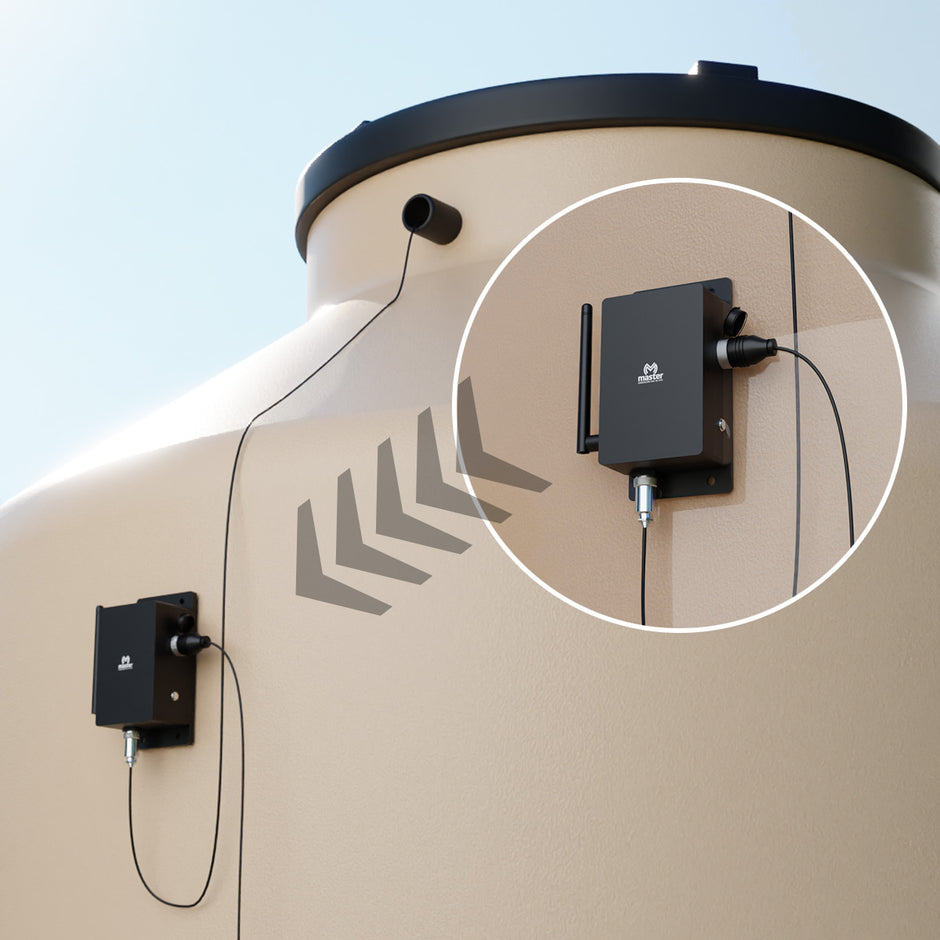 Sensor Medidor Ultrasónico Inteligente de Nivel de Agua WiFi  para Tinacos y Cisternas | Compatible con Alexa | IOT-WATERULTRA