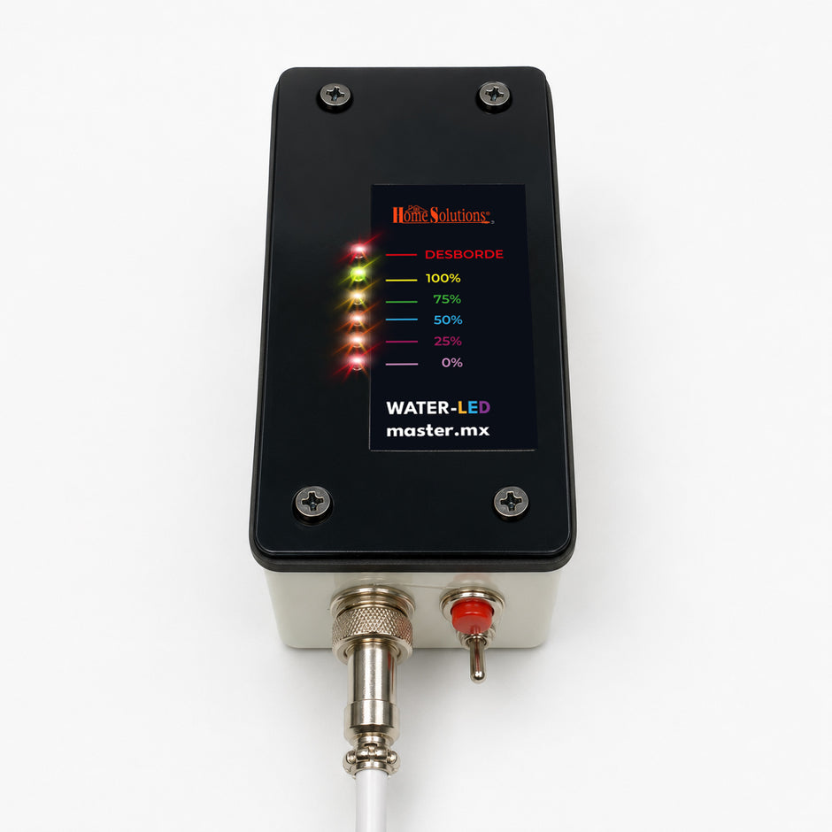 Medidor Sensor De Nivel De Agua Cisterna Y Tinaco  | WATER-LED