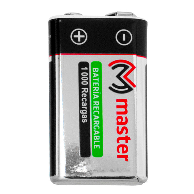 Batería recargable 9v ( cuadrada ) de níquel hidruro metálico 180ah | 9V-1X180