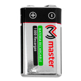 Batería recargable 9v de níquel hidruro metálico 180ah | 9V-1X180