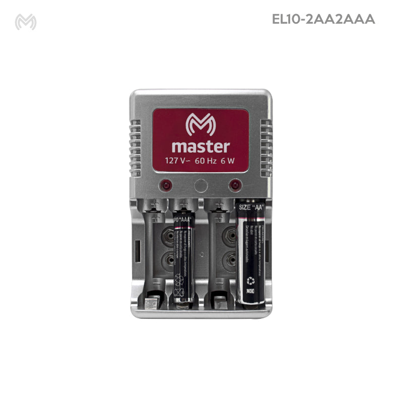 Cargador de Baterías AA, AAA y 9V – 6W