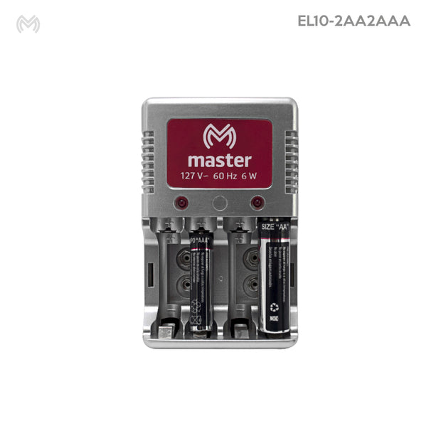 Cargador de Baterías AA, AAA y 9V – 6W