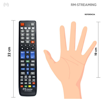 Control remoto universal, compatible Roku, SKY, Apple TV | RM-STREAMING