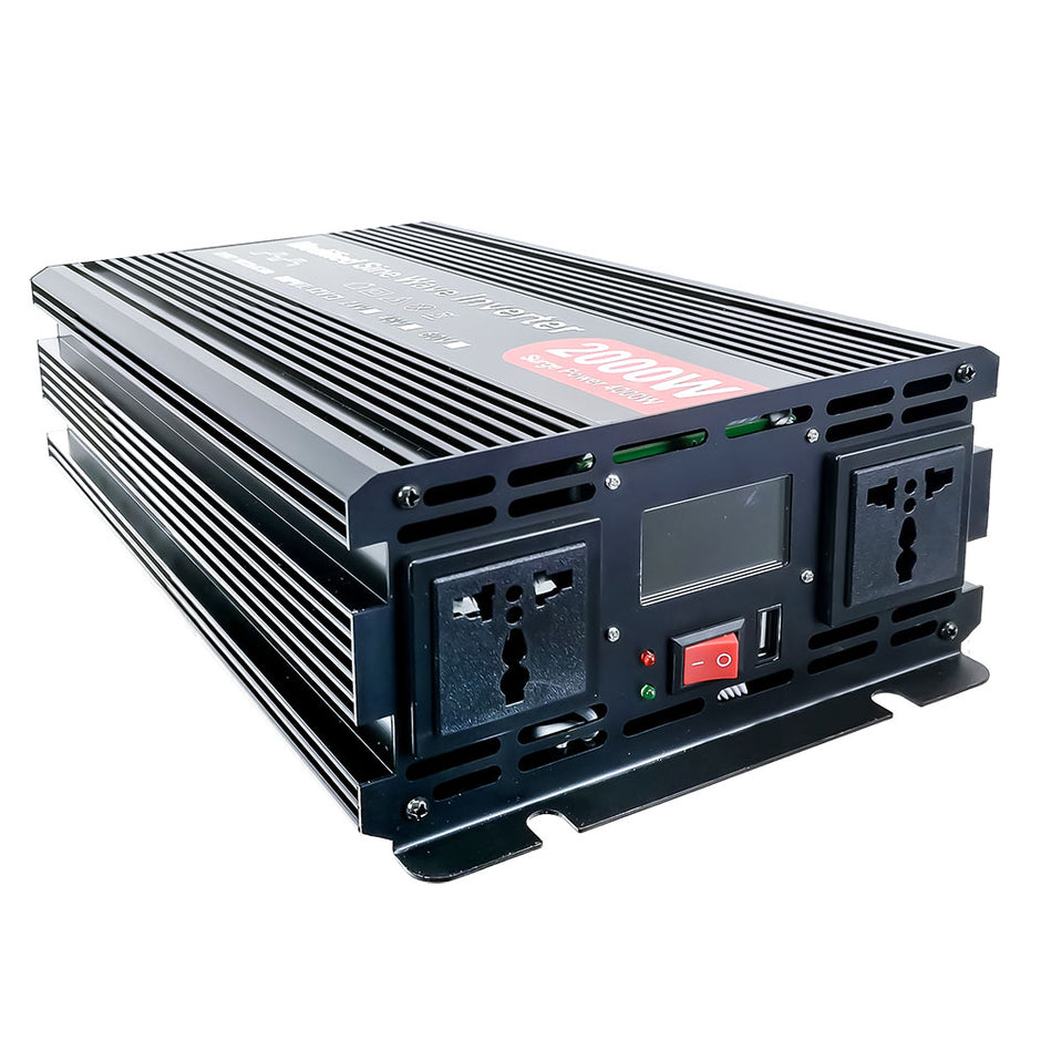 Inversor de voltaje 2000W 110V, 12 VCD A 110 VCA 2000W - EL-INV2KW