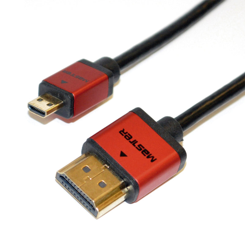 Cable HDMI a MICROHDMI ultra delgado V. 1.4, 1.8 M | MC-HDMIMICRO1.8