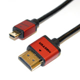 Cable HDMI a MICROHDMI ultra delgado V. 1.4, 1.8 M | MC-HDMIMICRO1.8