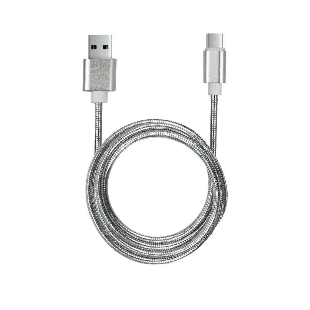 Cable USB a tipo C con recubrimiento metálico | MC-IRONC