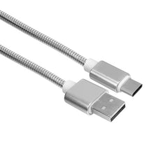 Cargar imagen en el visor de la galería, Cable USB a tipo C con recubrimiento metálico | MC-IRONC