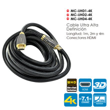 Cargar imagen en el visor de la galería, Cable de ultra alta definición, 1m | MC-UHD1-4K