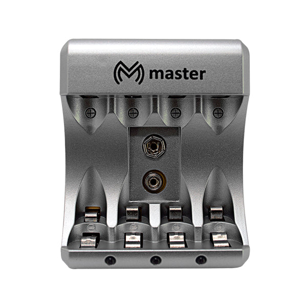 Mini Cargador de Baterías AA y 9V Portátil