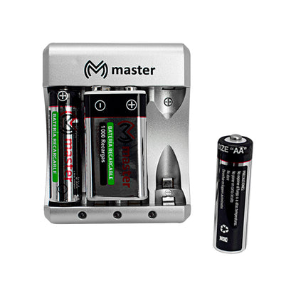 Mini cargador de baterías | MP-9V2AA