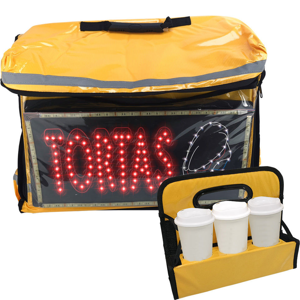 Mochila para reparto térmica con tira LED I MP-BAG1Y