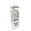 Auriculares In-Ear con Micrófono y Control – Tipo Chícharo, 1m de Cable, Almohadillas de Silicón | MS-350W
