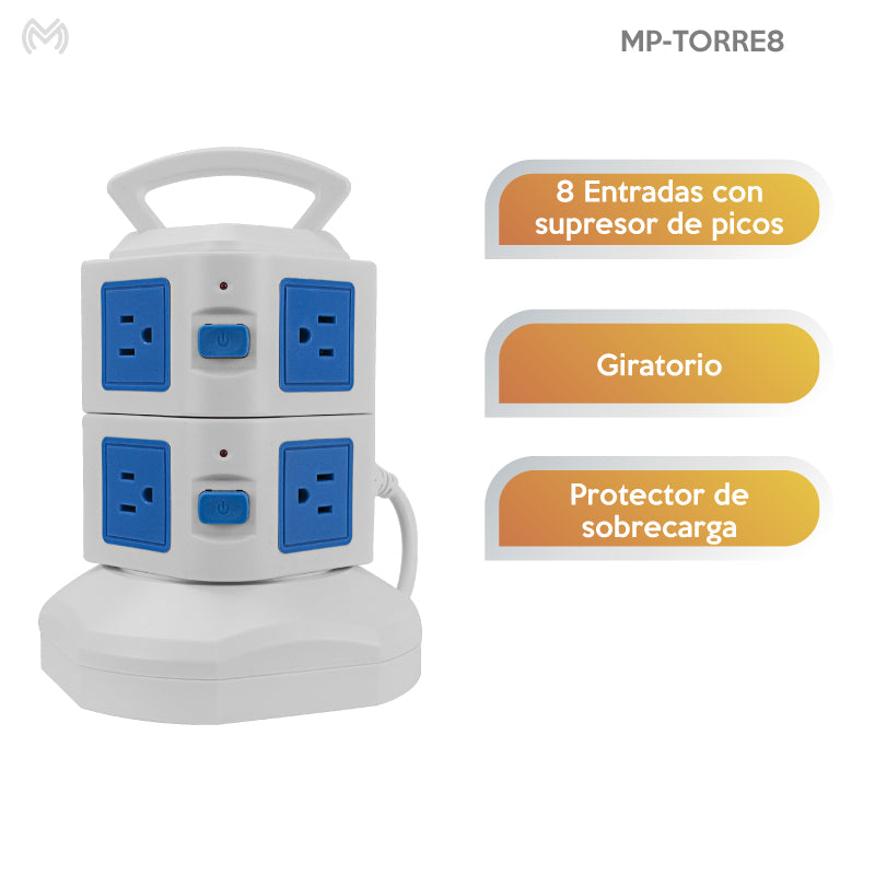 Torre multi contacto | MP-TORRE8