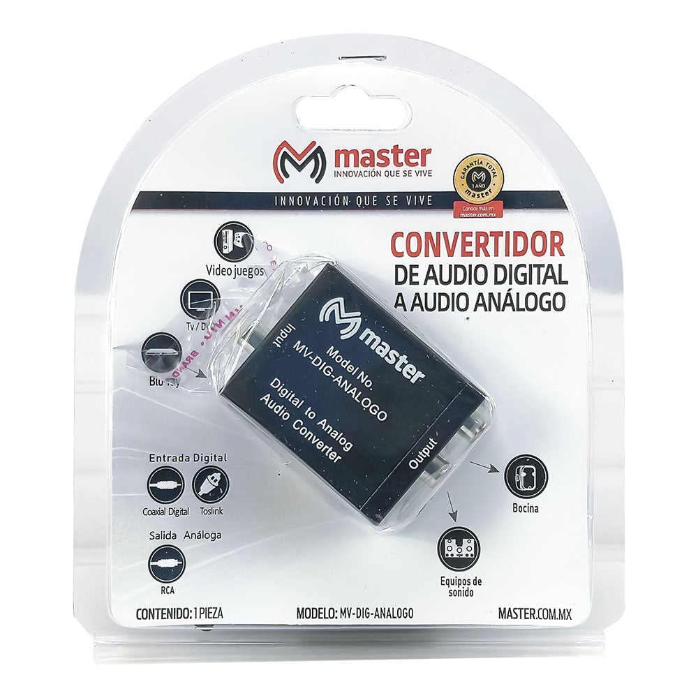 Convertidor de audio digital | MV-DIG-ANALOGO