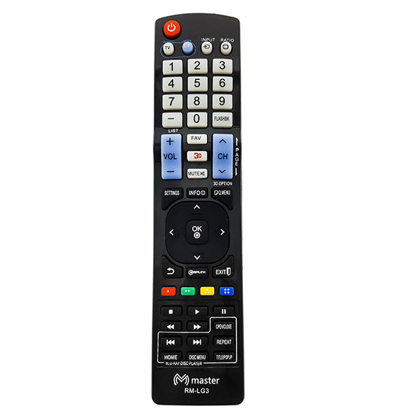 Control Remoto 2 en 1 Compatible con LG | RM-LG3
