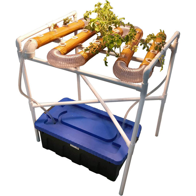 Sistema Hidropónico Horizontal con Controlador Inteligente de Flujo de Agua PH Humedad Temperatura Intensidad de Luz | UV ECO-IOT20H