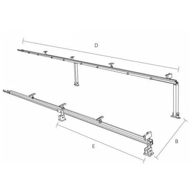 Kit de montaje para paneles solares | MP-RACKS4S
