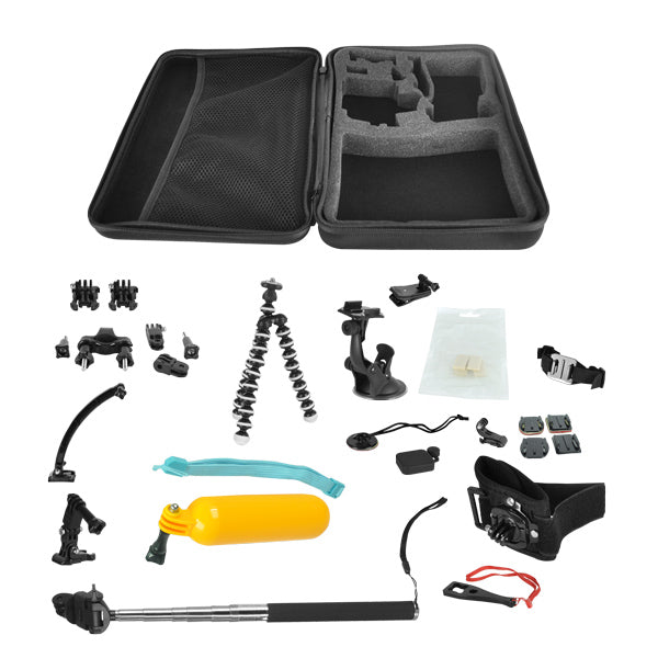Kit de accesorios para cámara deportiva con estuche | WE-0024