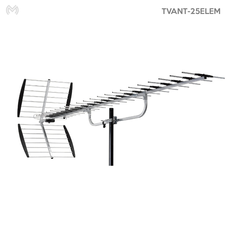 Antena de alta definición para zonas de difícil recepción, 39 elementos | TVANT-25ELEM