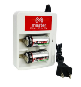 Cargador de Baterías Recargables Tamaño C – 2 Espacios